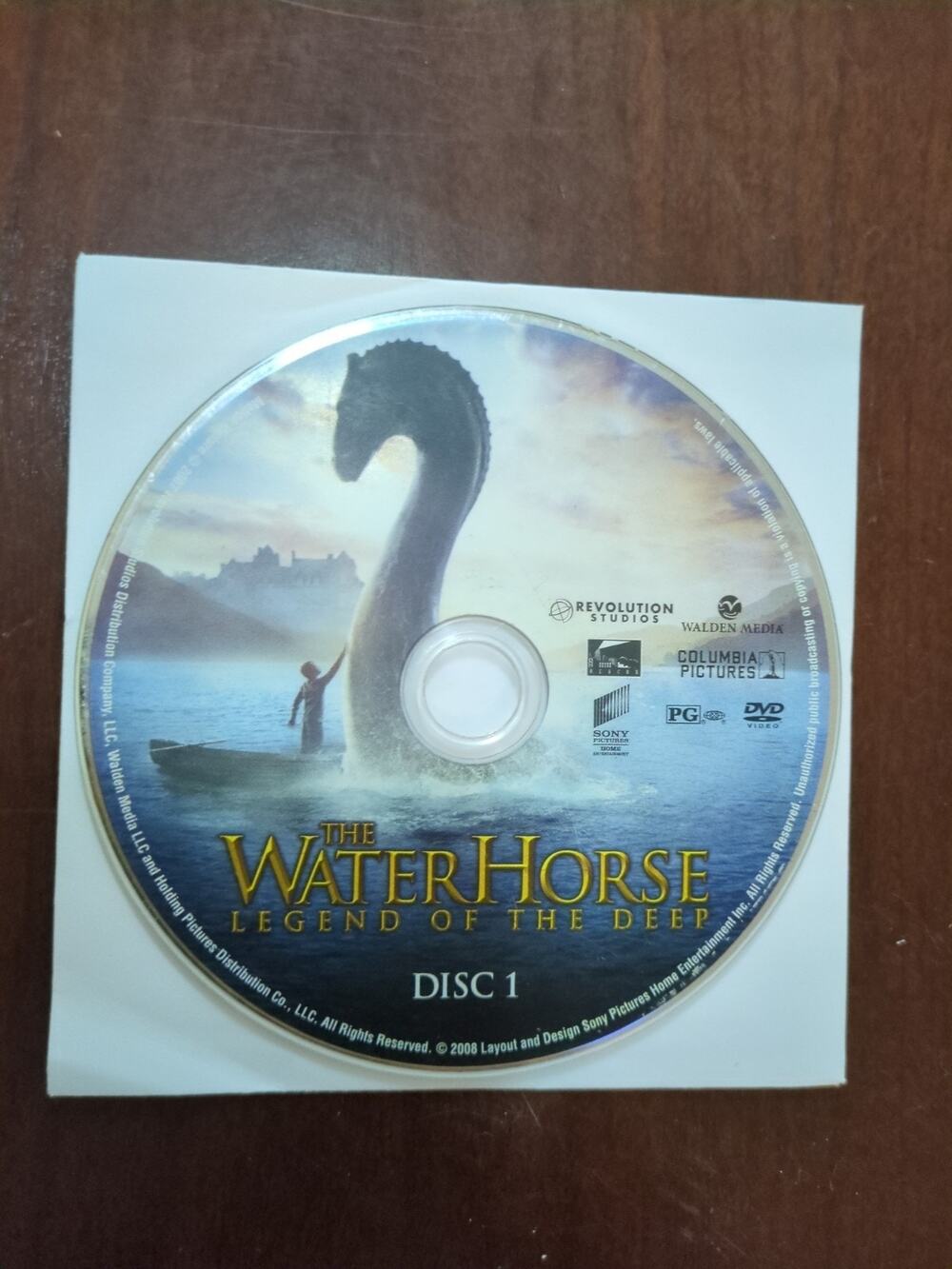 The Water Horse Legend of the Deep DVD *disc 1 only*